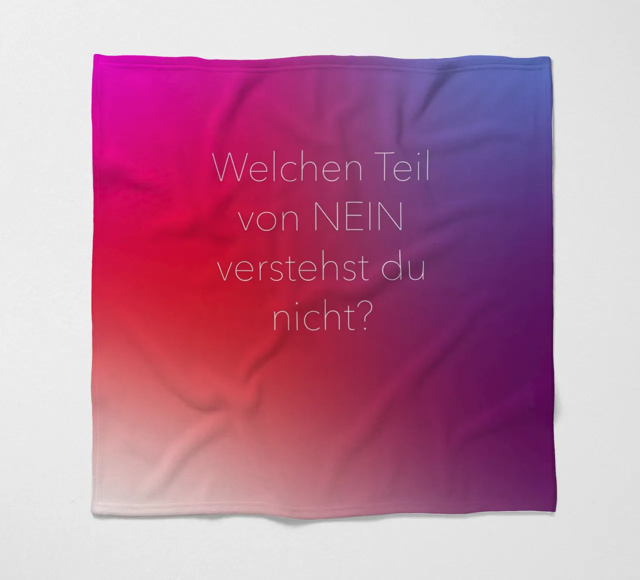 NEIN coperta in pile da Flo Klein