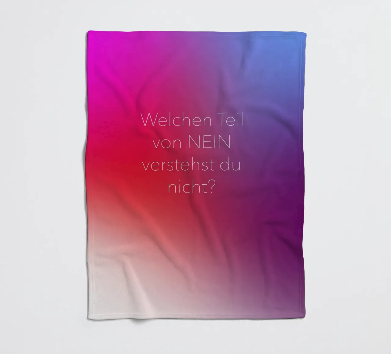NEIN coperta in pile da Flo Klein
