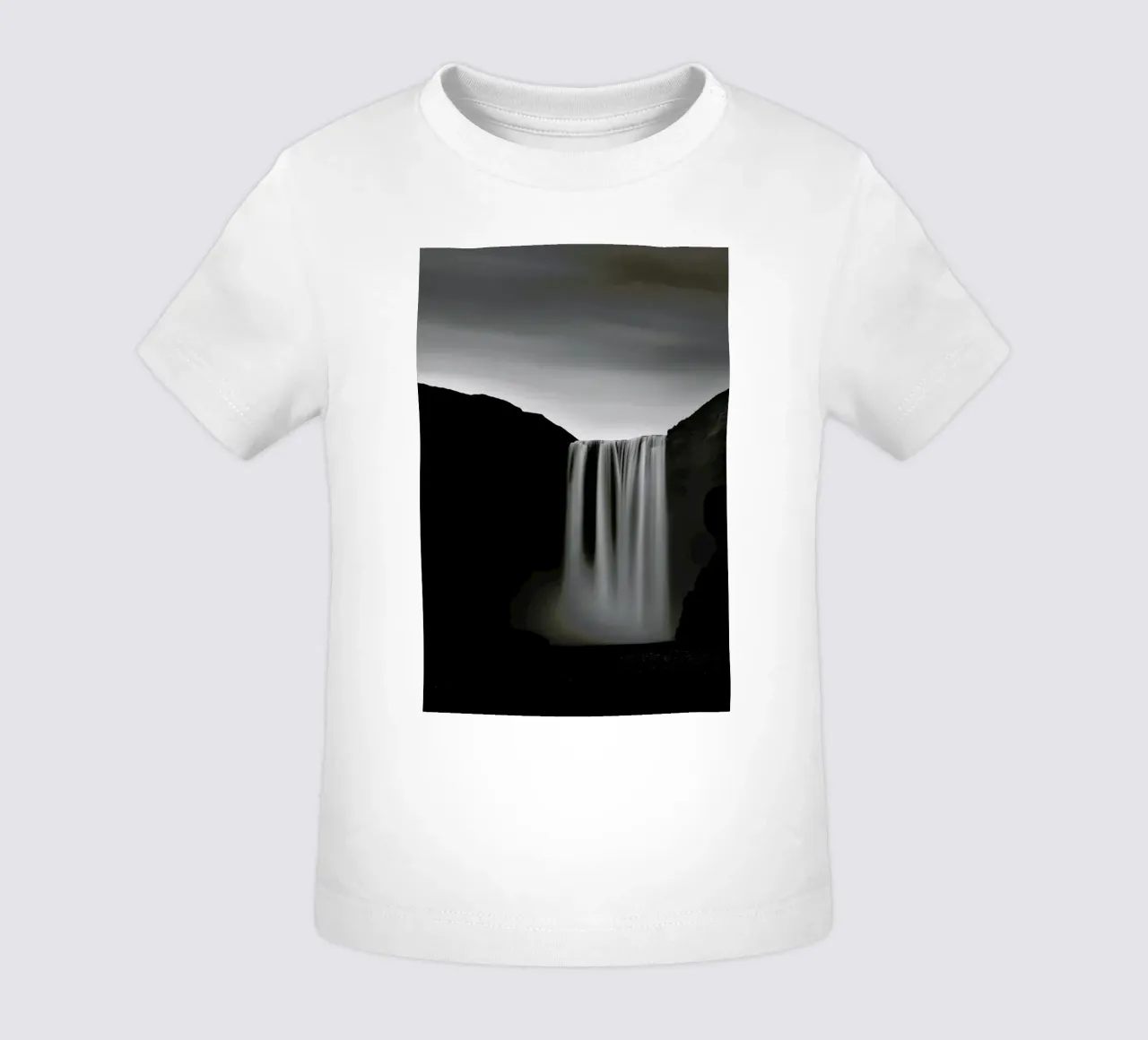 Skogafoss Study 2 maglietta neonato da Michael J. Reibert