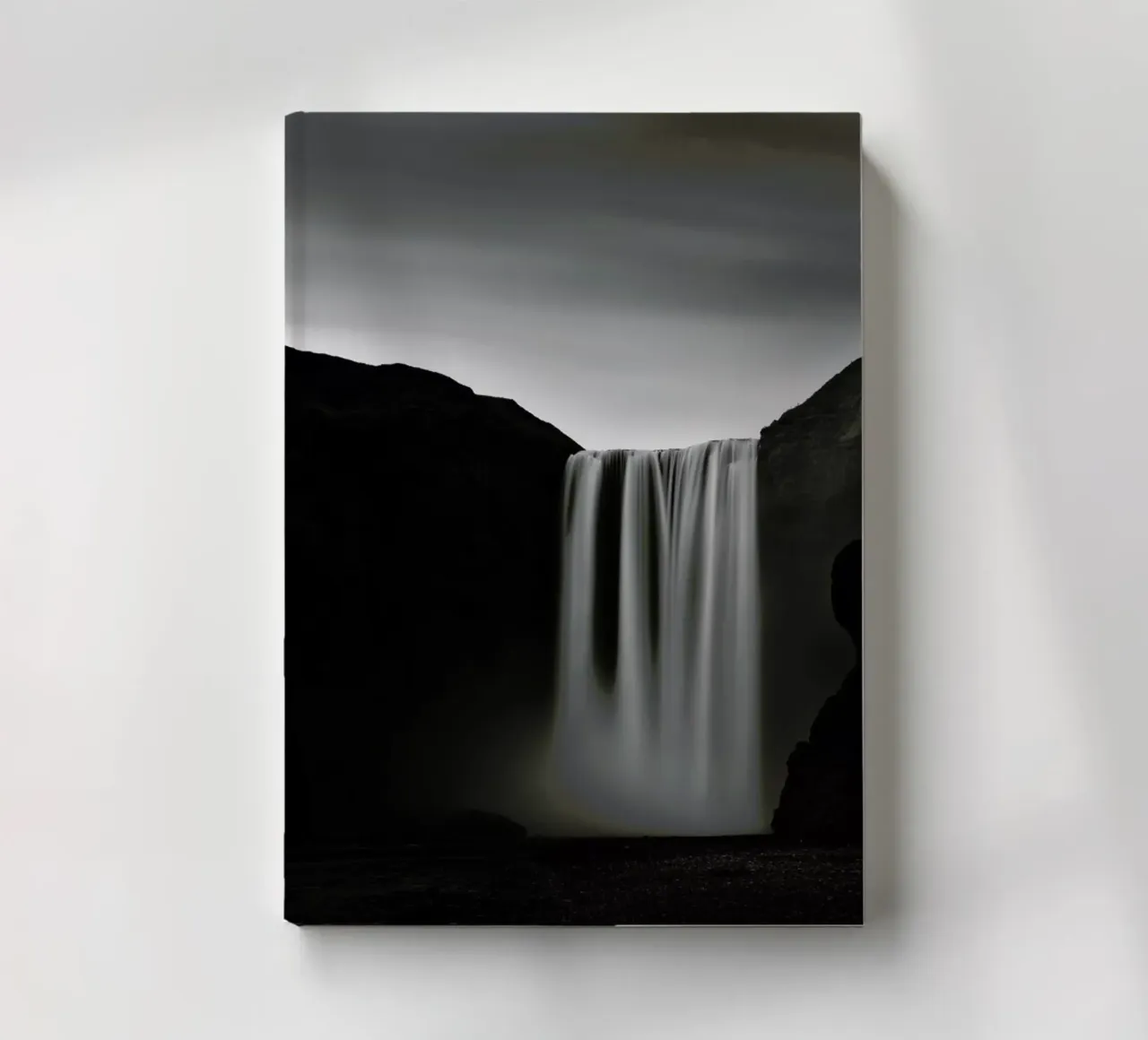 Skogafoss Study 2 notebook by Michael J. Reibert