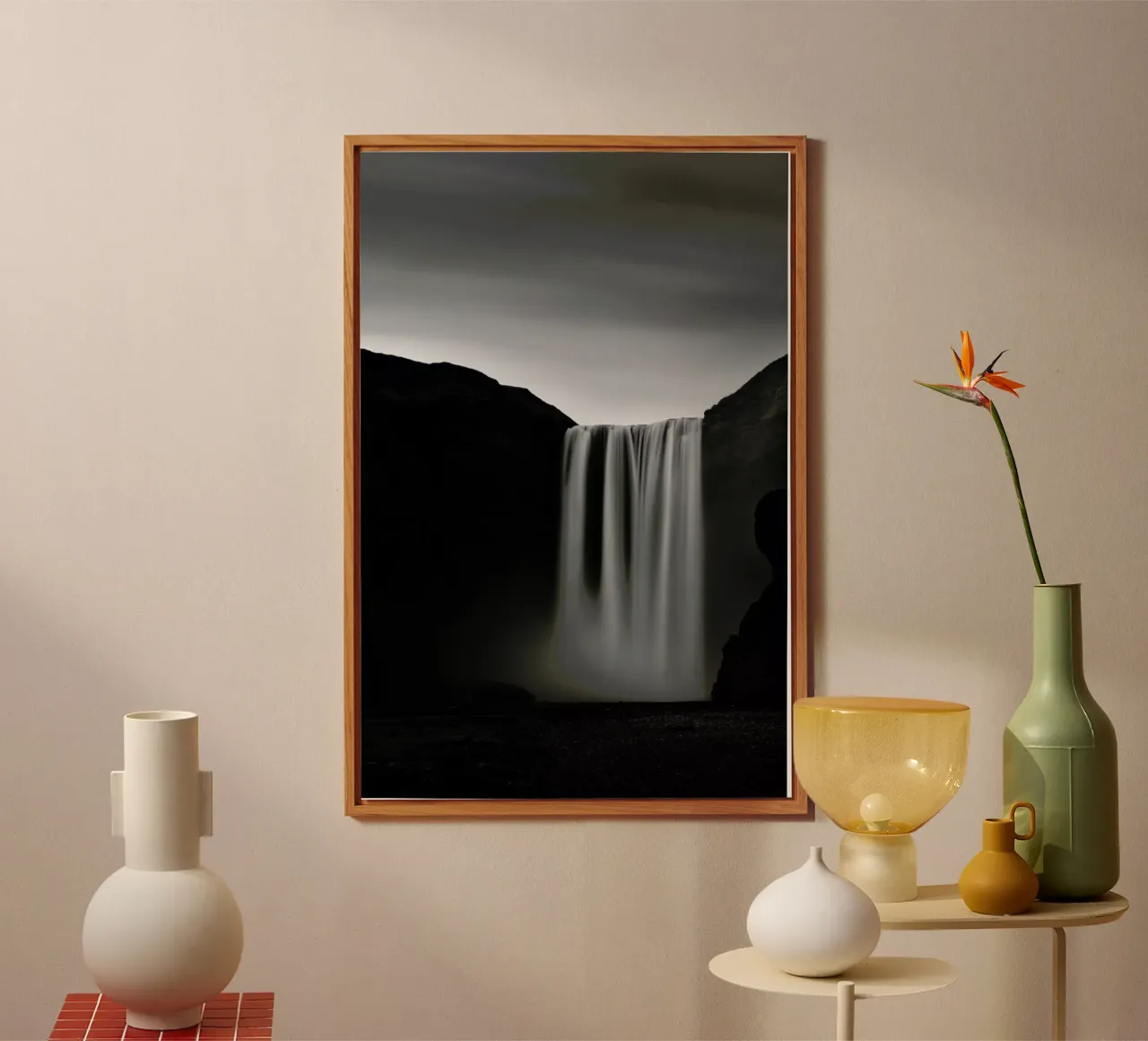 Skogafoss Study 2 alluminio dibond da Michael J. Reibert