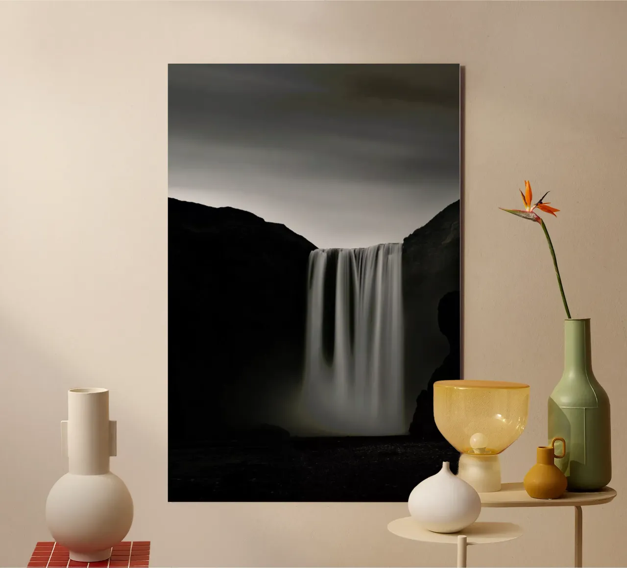 Skogafoss Study 2 alluminio dibond da Michael J. Reibert