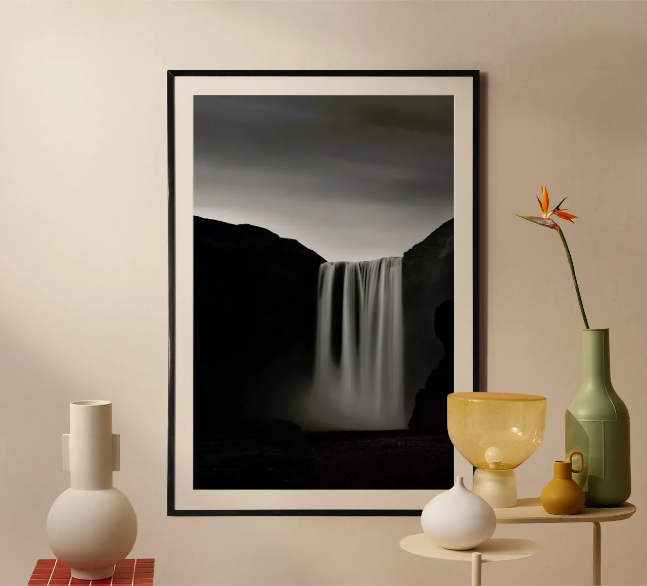 Skogafoss Study 2 poster da Michael J. Reibert