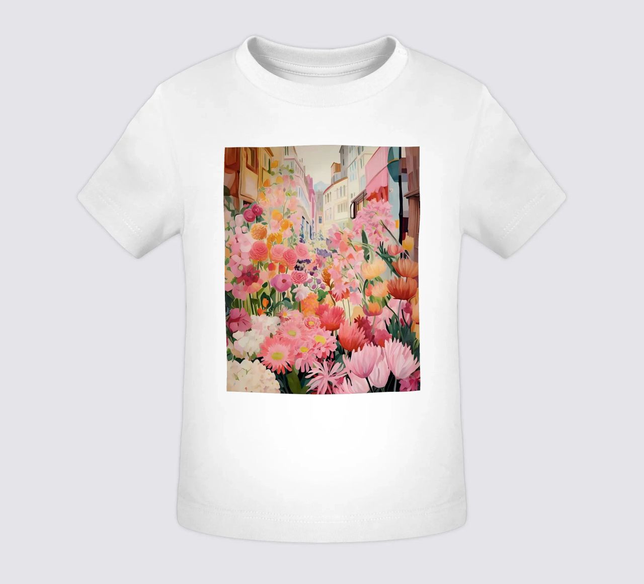 Blumenmarkt, Floral Poster, Abstrakter Druck, Moderne Kunst Baby T-Shirt von Boheme