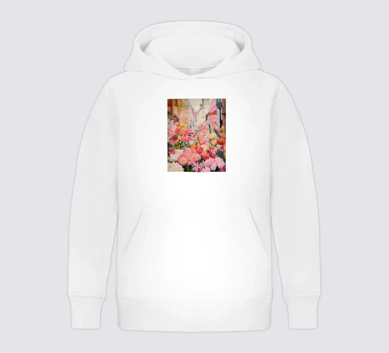 Blumenmarkt, Floral Poster, Abstrakter Druck, Moderne Kunst Kinder Hoodie von Boheme