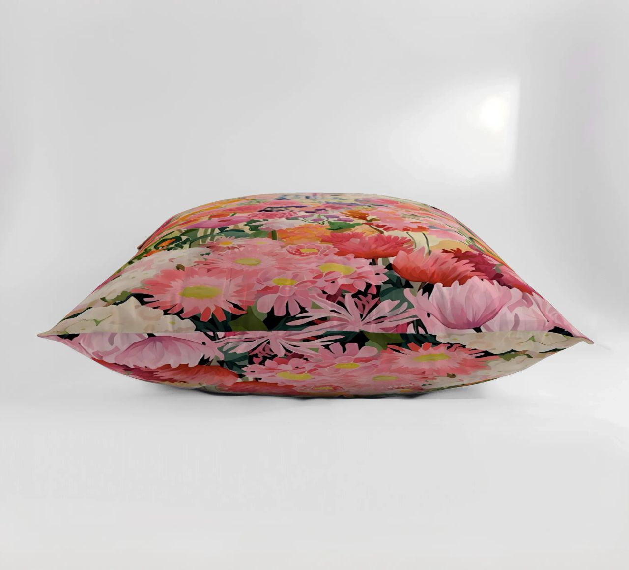 Blumenmarkt, Floral Poster, Abstrakter Druck, Moderne Kunst Kissen von Boheme