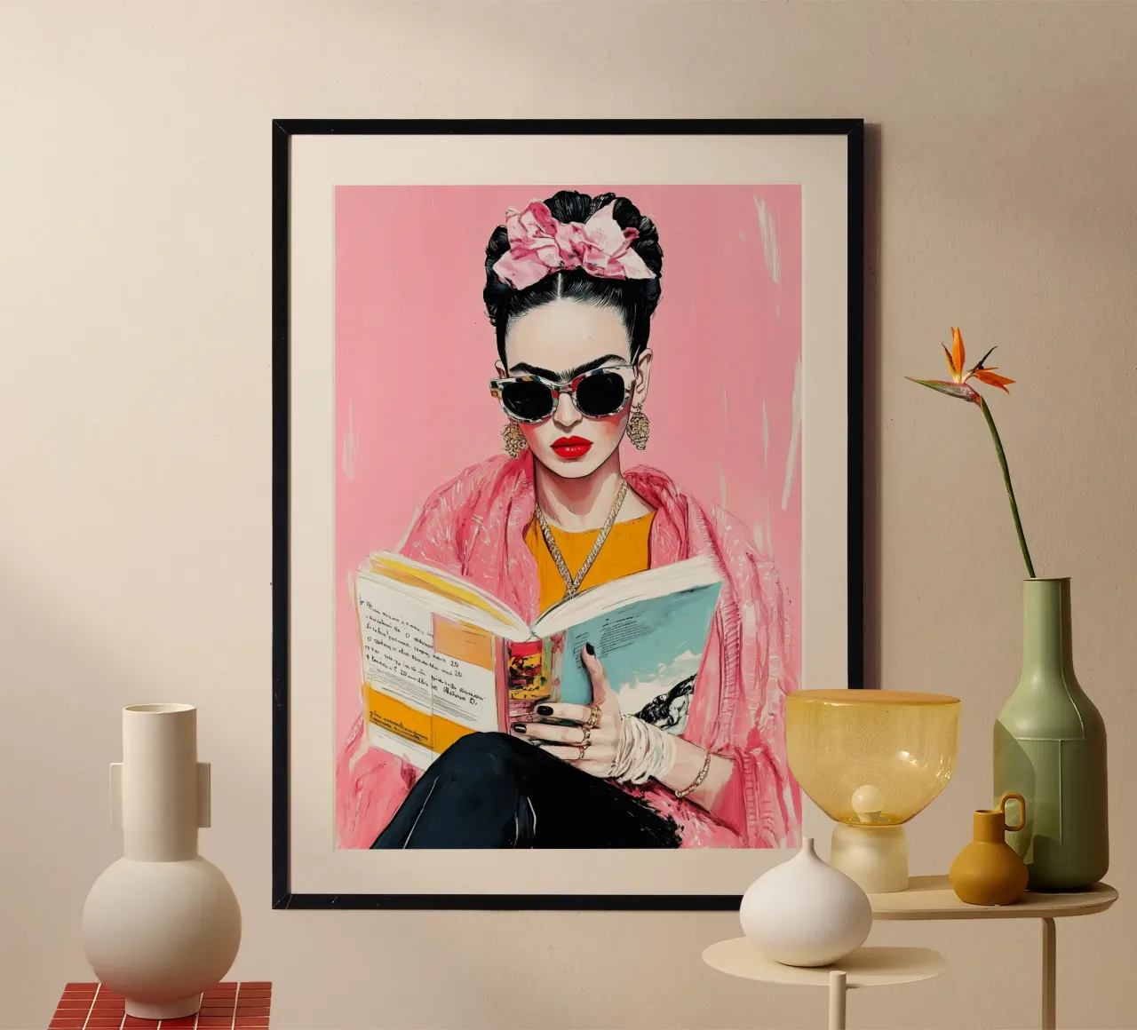 Libro di lettura Frida carta hahnemühle da Justyna Jaszke JBJart