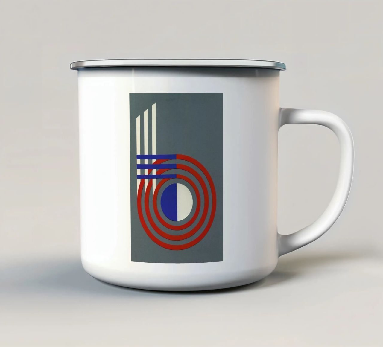 Form 6 tazza in smalto da Rosi Feist