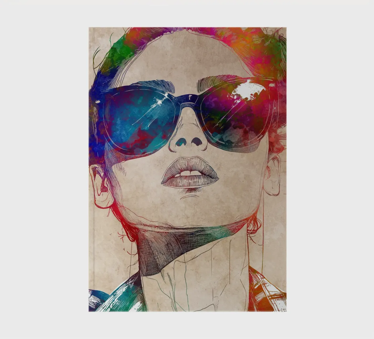 Sunglasses notebook by Justyna Jaszke JBJart