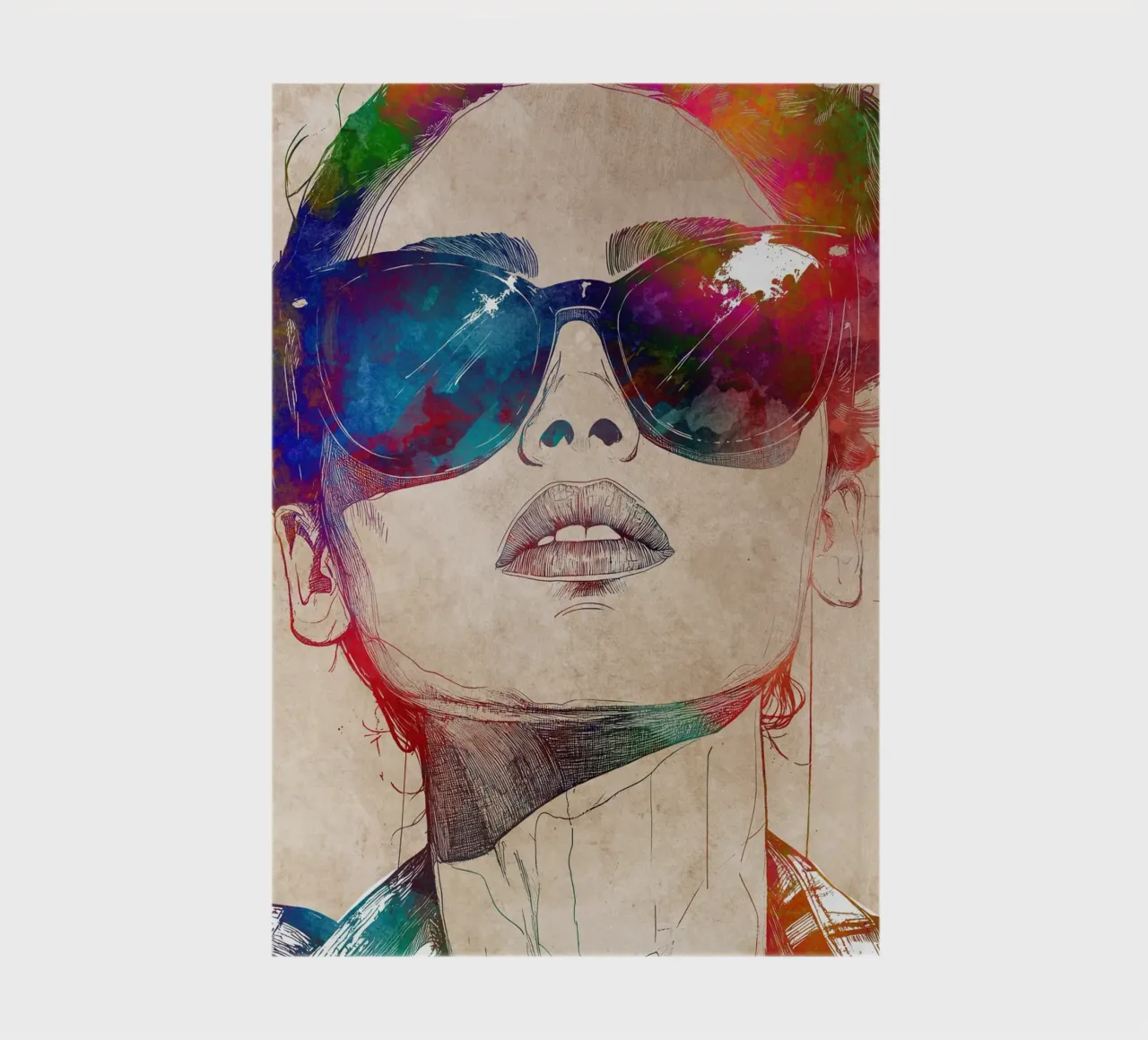 Sunglasses notebook by Justyna Jaszke JBJart