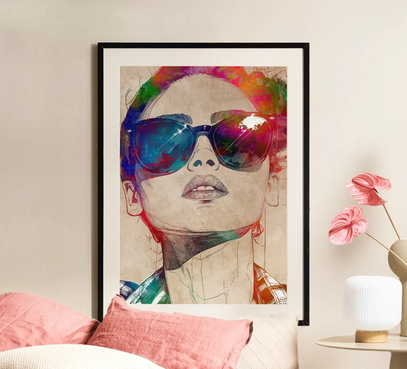 Zonnebril poster van Justyna Jaszke JBJart