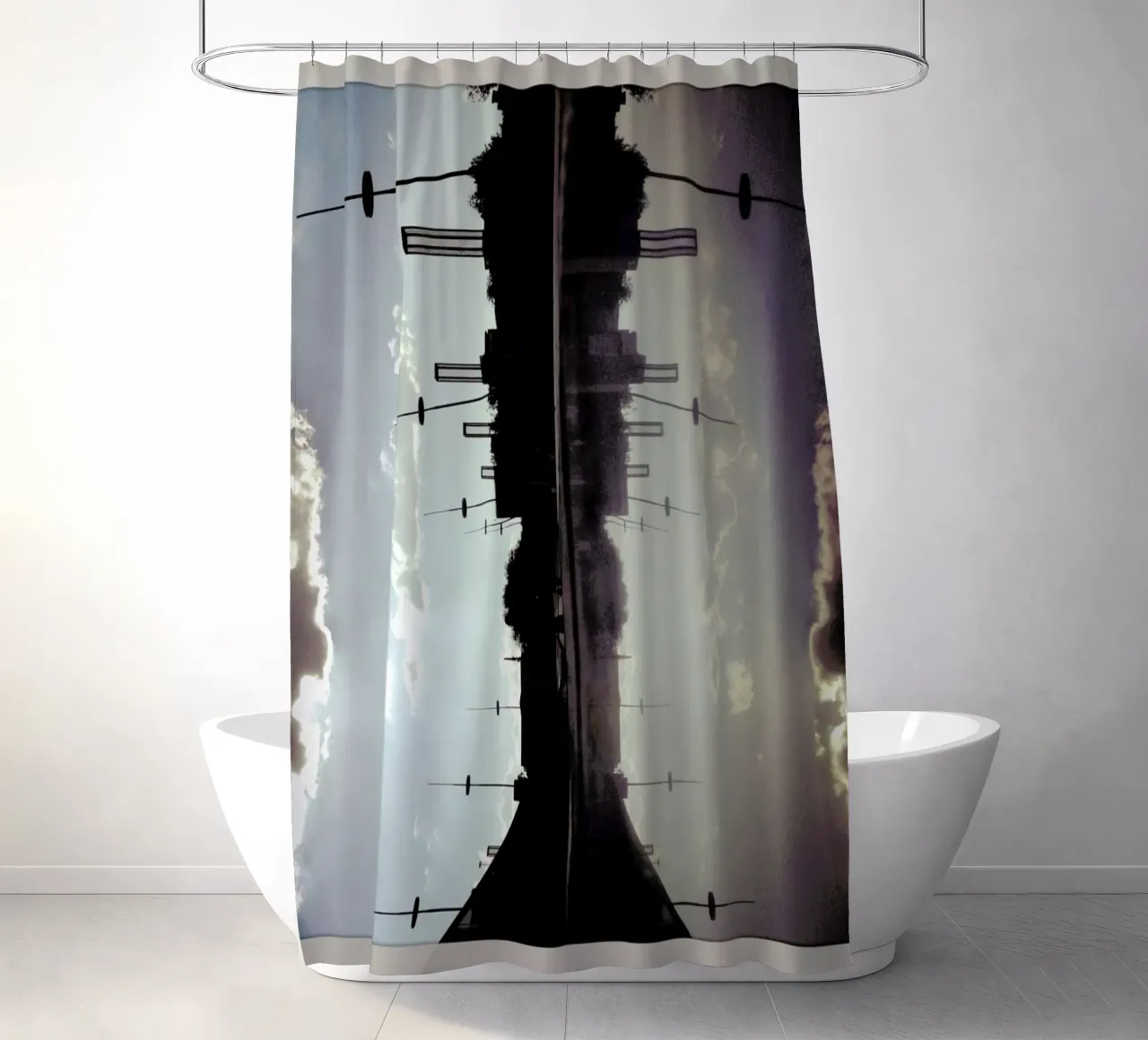 Space Duschvorhang von Ballack Art House