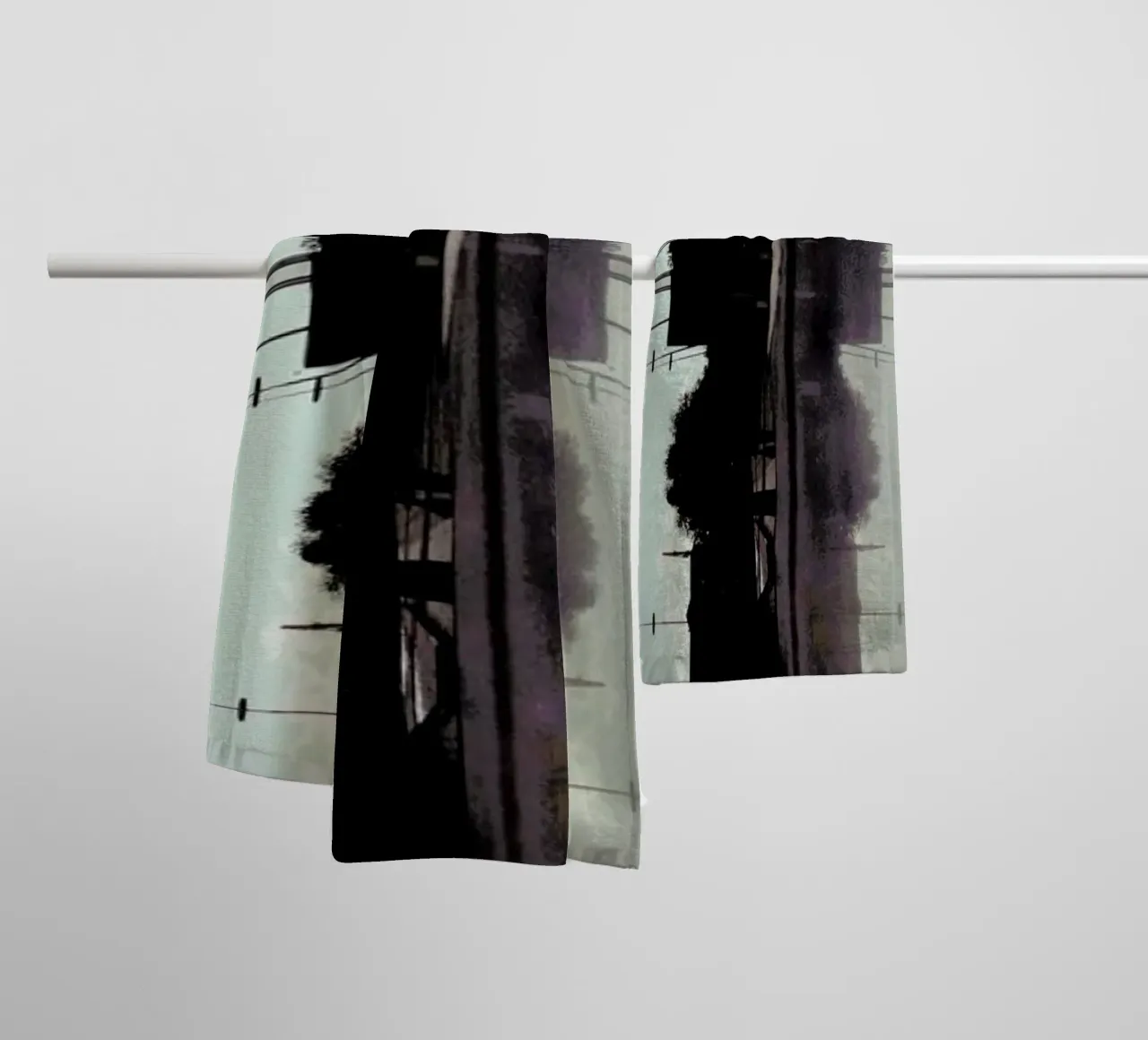 Space badhanddoek van Ballack Art House