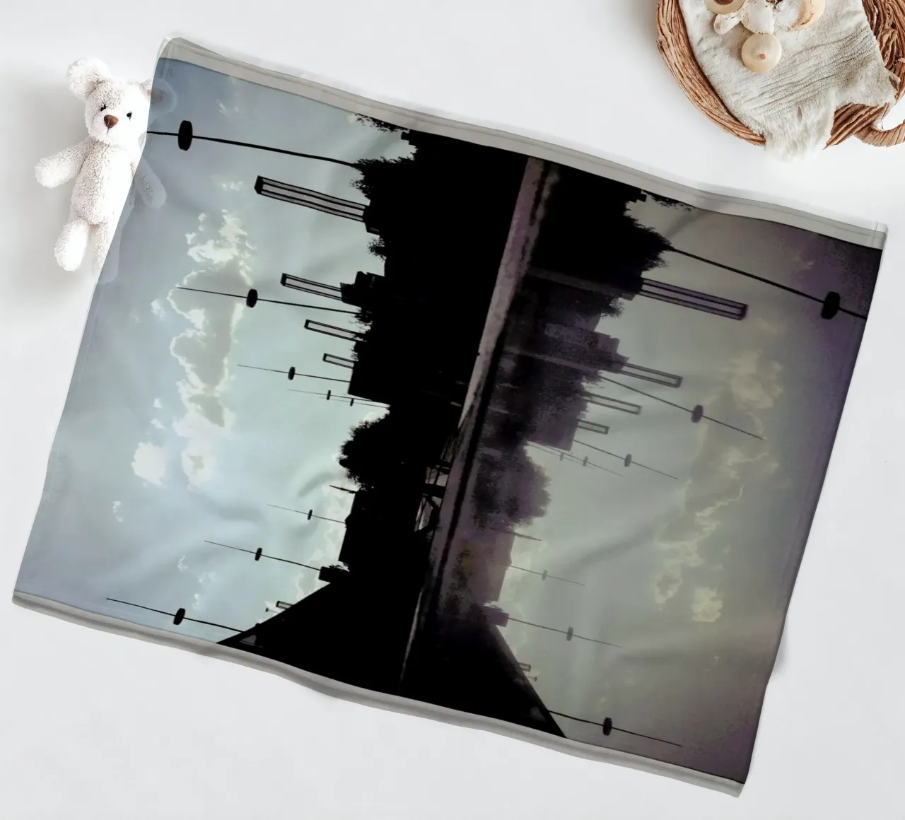 Space fleecedeken van Ballack Art House