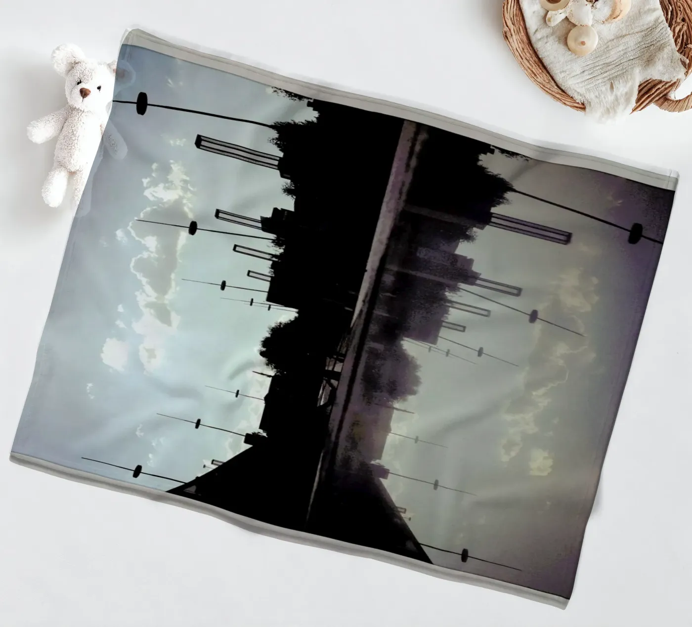 Space fleecedeken van Ballack Art House