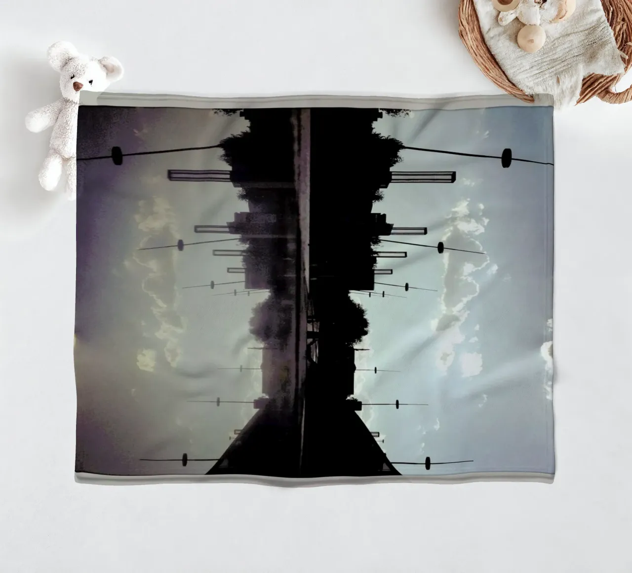 Space fleecedeken van Ballack Art House