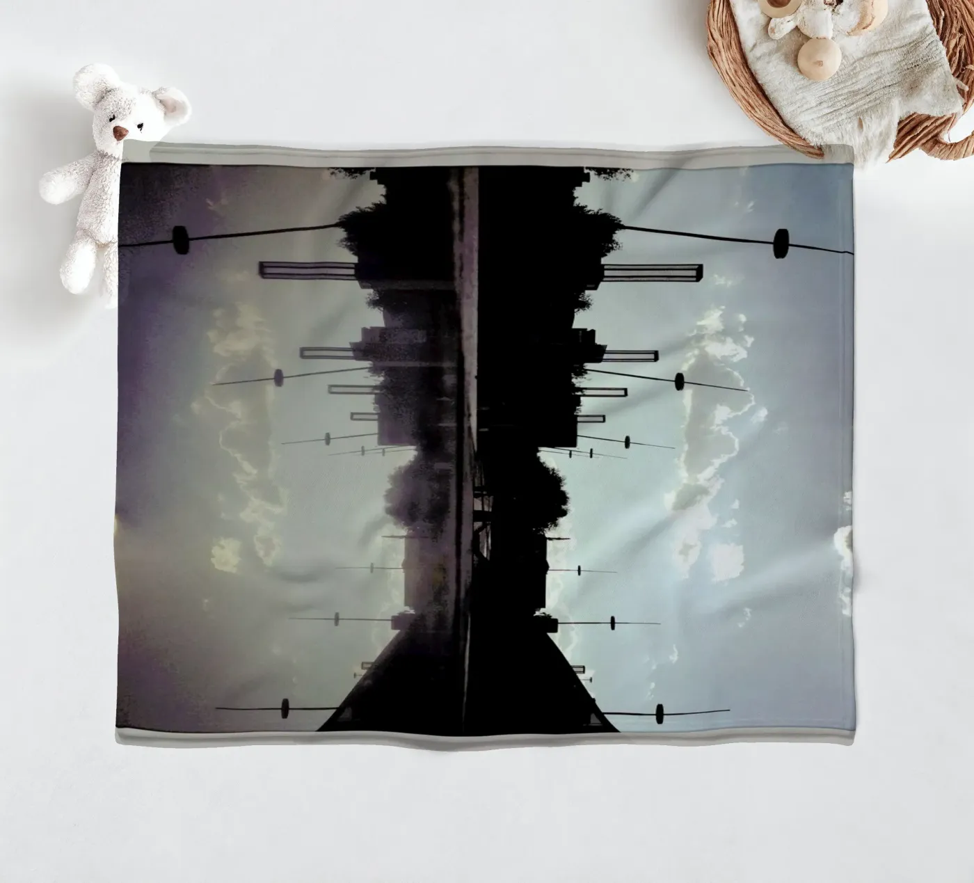 Space fleecedeken van Ballack Art House