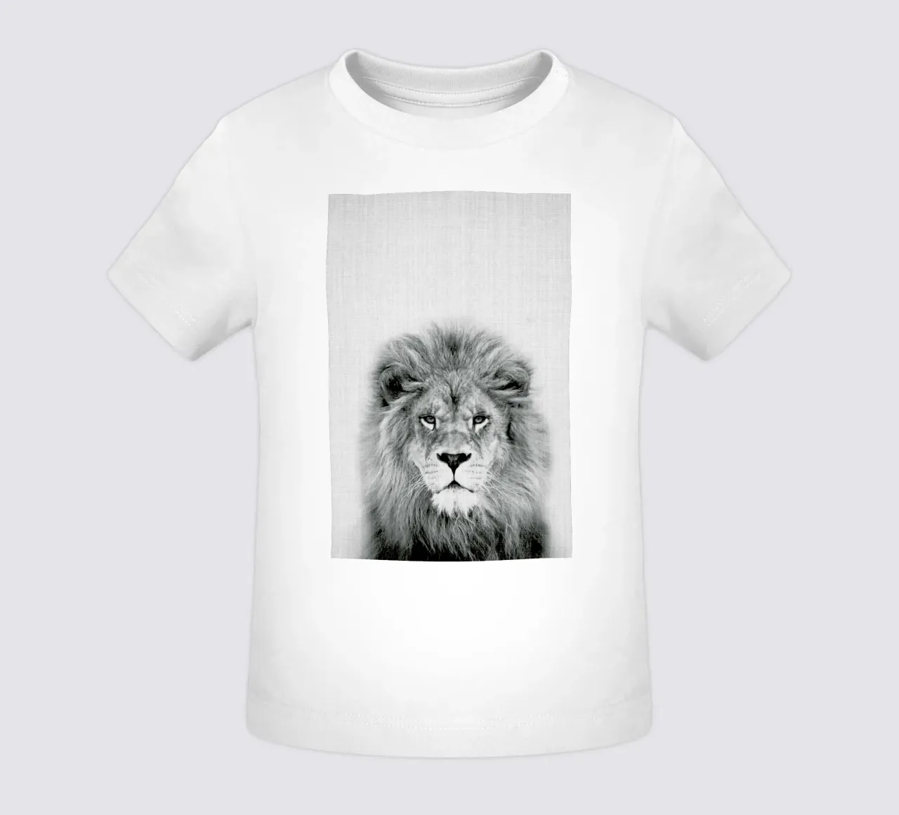 Peekaboo Lion BW maglietta neonato da Lila x Lola