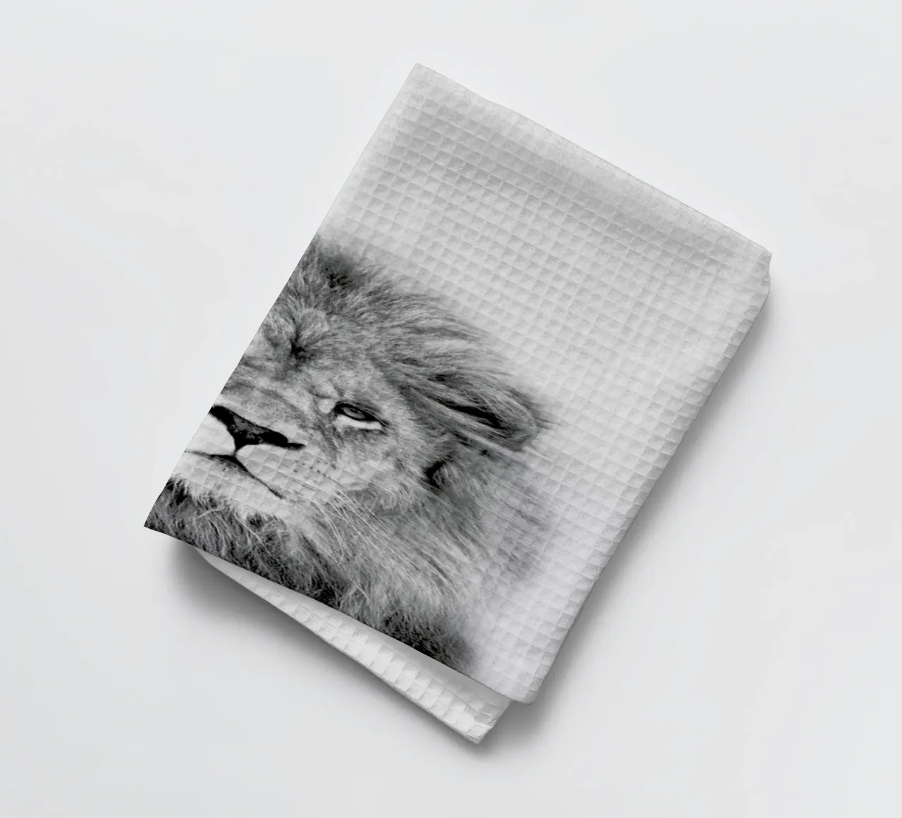 Lion tea towel by Lila x Lola