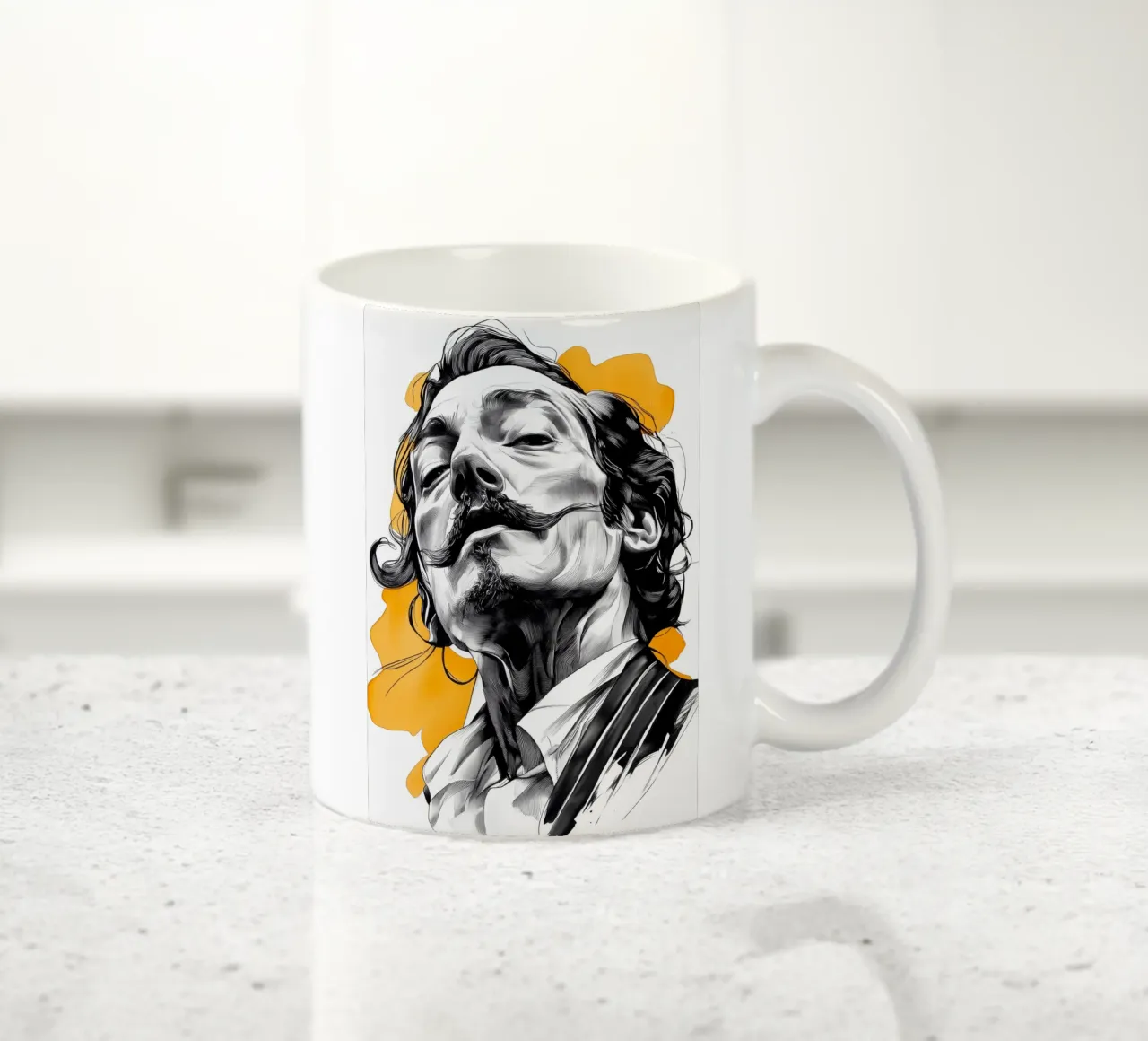 Baffi tazza in ceramica da Justyna Jaszke JBJart