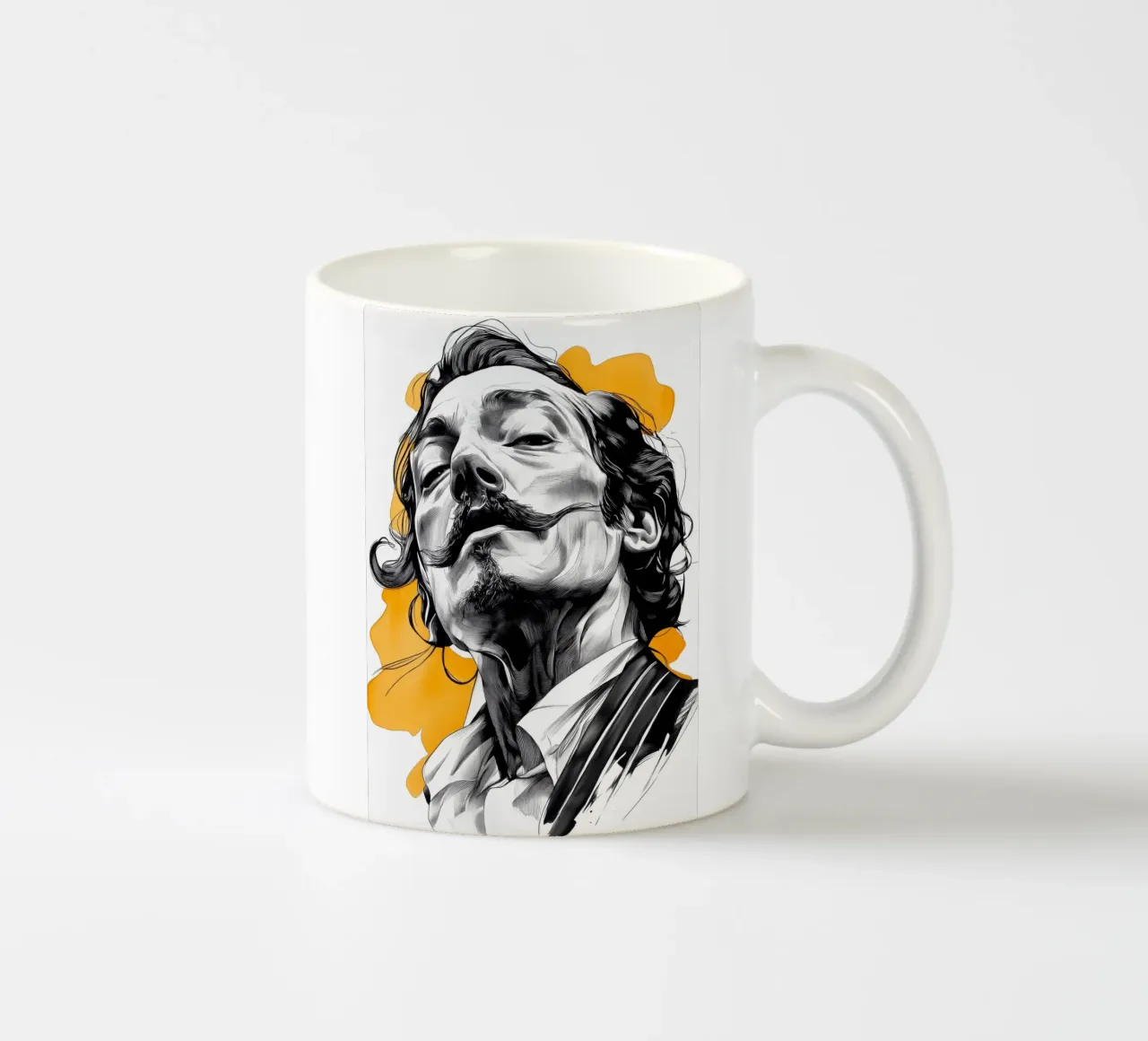 Baffi tazza in ceramica da Justyna Jaszke JBJart