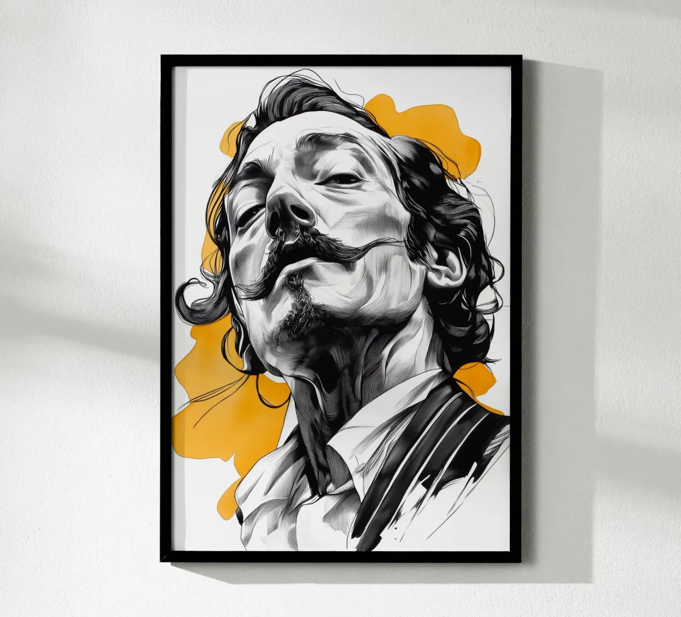 Moustache poster de Justyna Jaszke JBJart