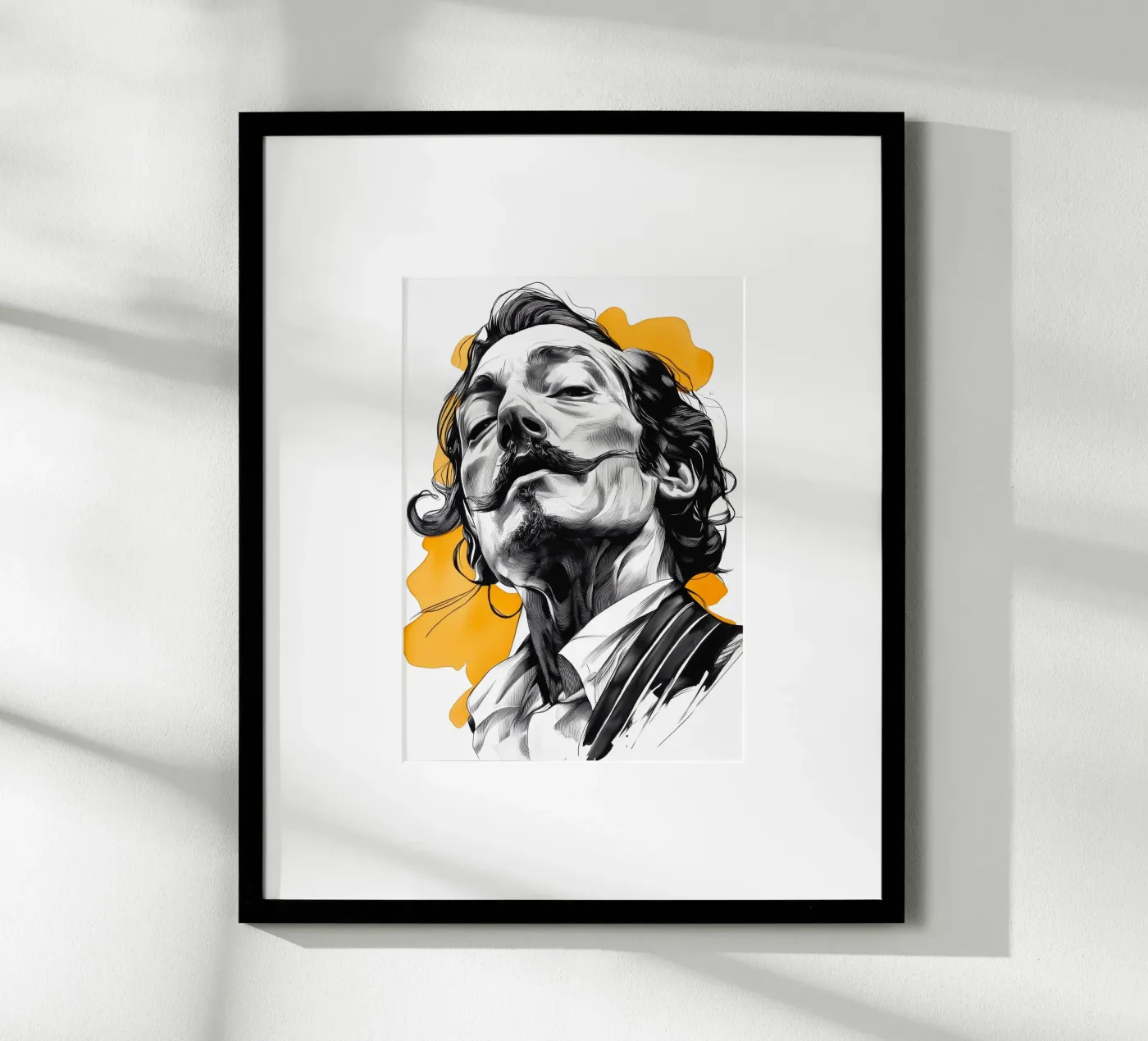 Moustache poster de Justyna Jaszke JBJart