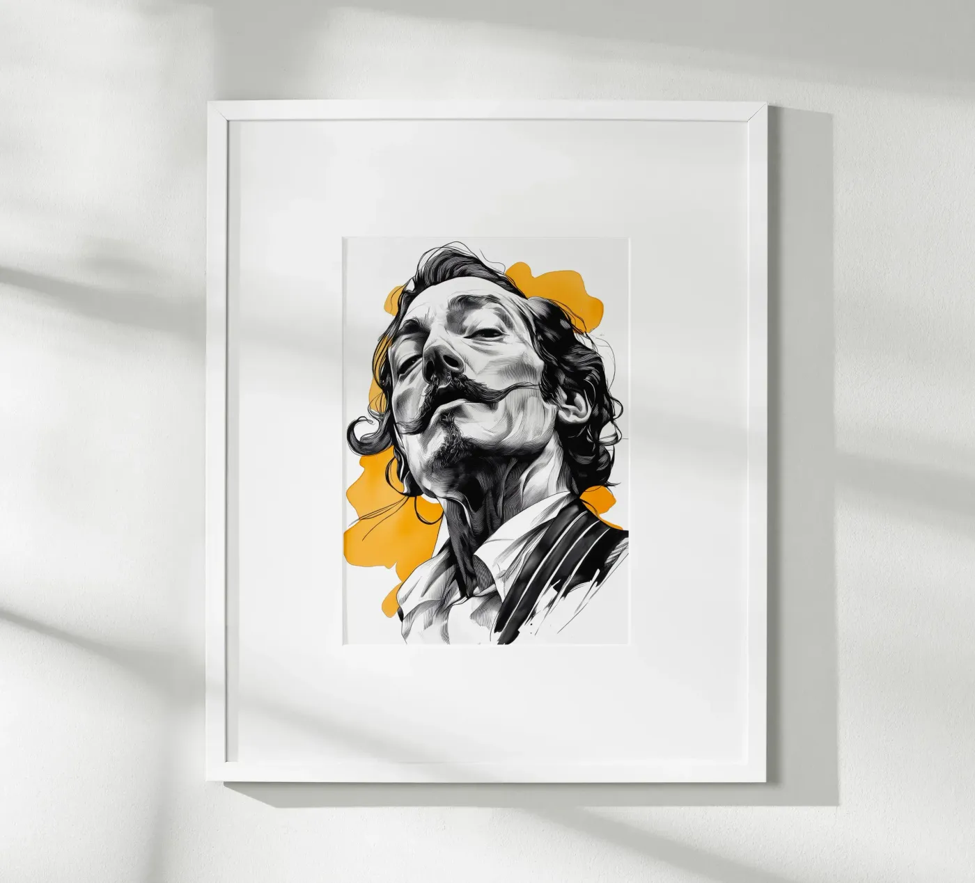 Moustache poster de Justyna Jaszke JBJart