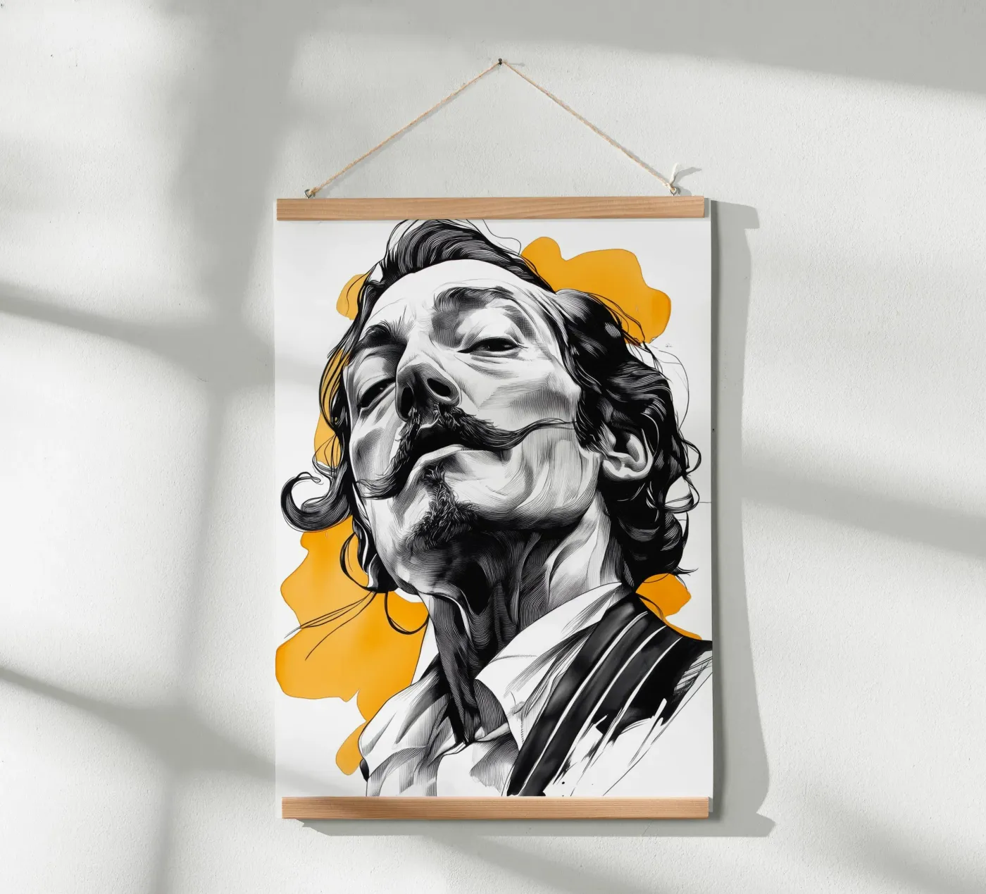 Moustache poster de Justyna Jaszke JBJart