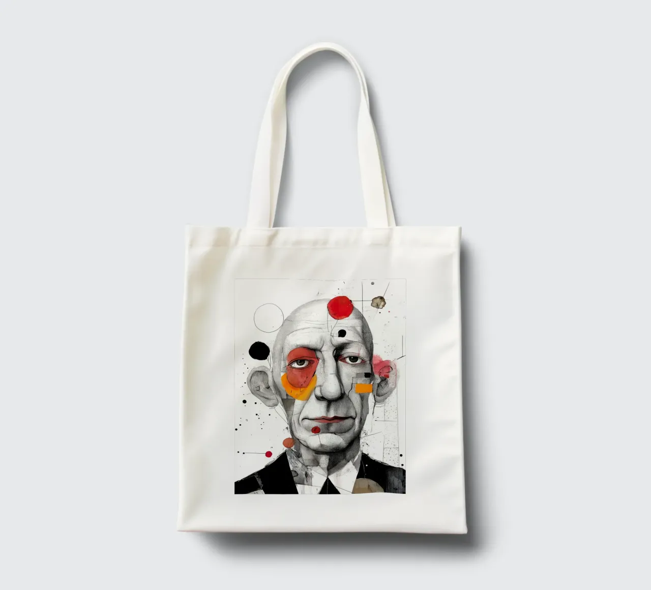 Pittore di ritratti borsa in juta da Justyna Jaszke JBJart