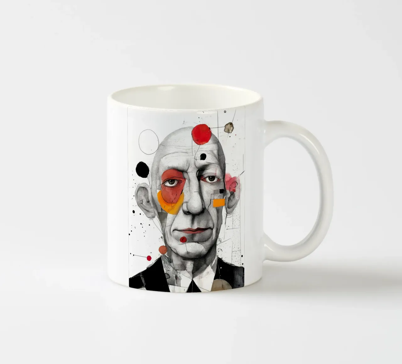Pittore di ritratti tazza in ceramica da Justyna Jaszke JBJart