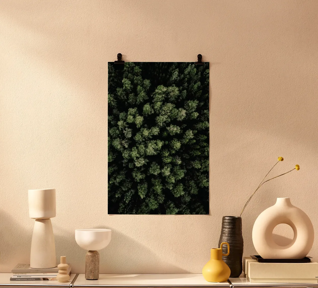 Jungle Rum poster con telaio in plastica da Airpixels