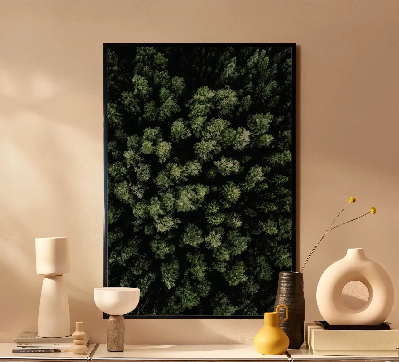 Jungle Rum poster con telaio in plastica da Airpixels