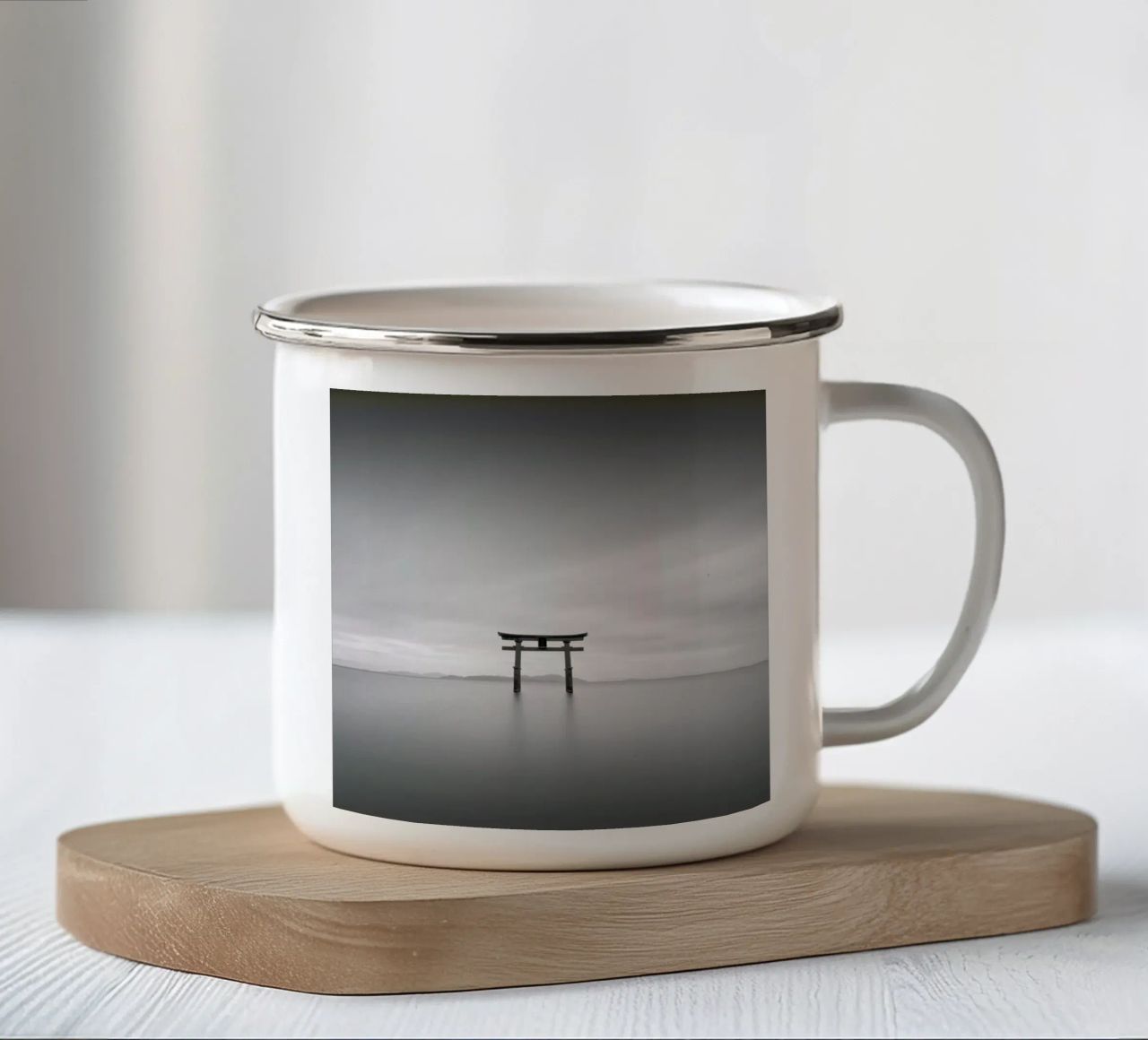 Torii Study 2 tazza in smalto da Michael J. Reibert
