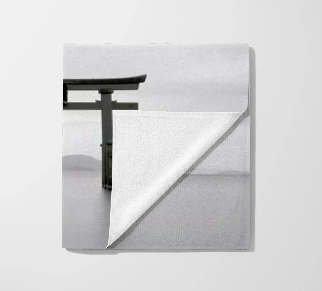 Torii Study 2 beach towel by Michael J. Reibert