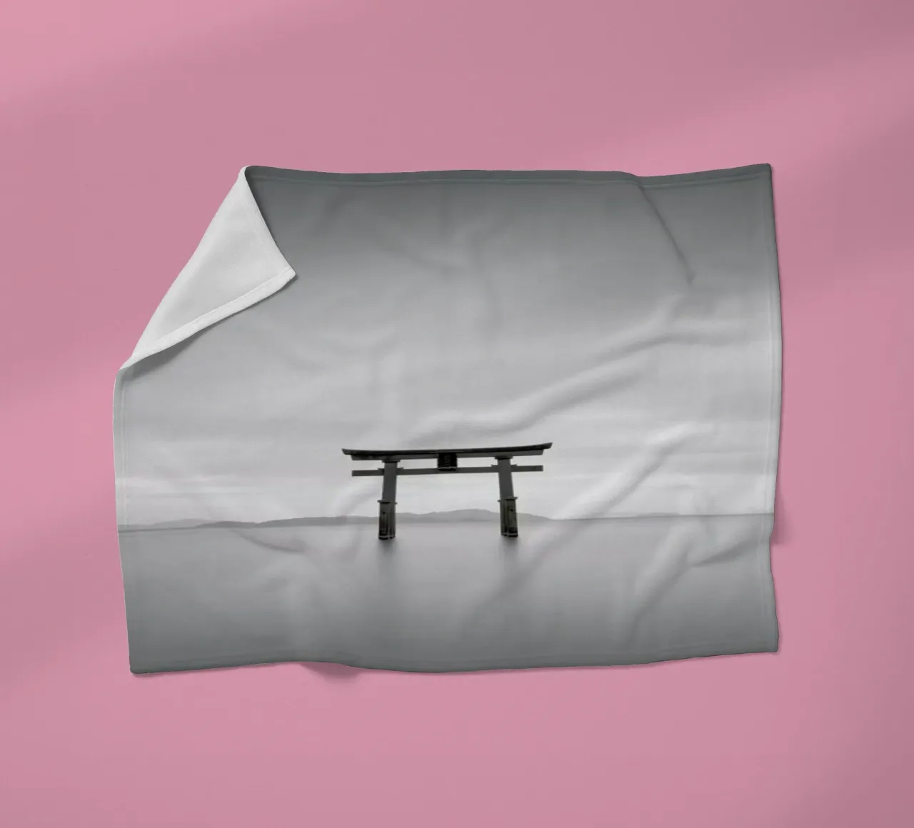 Torii Study 2 fleecedeken van Michael J. Reibert