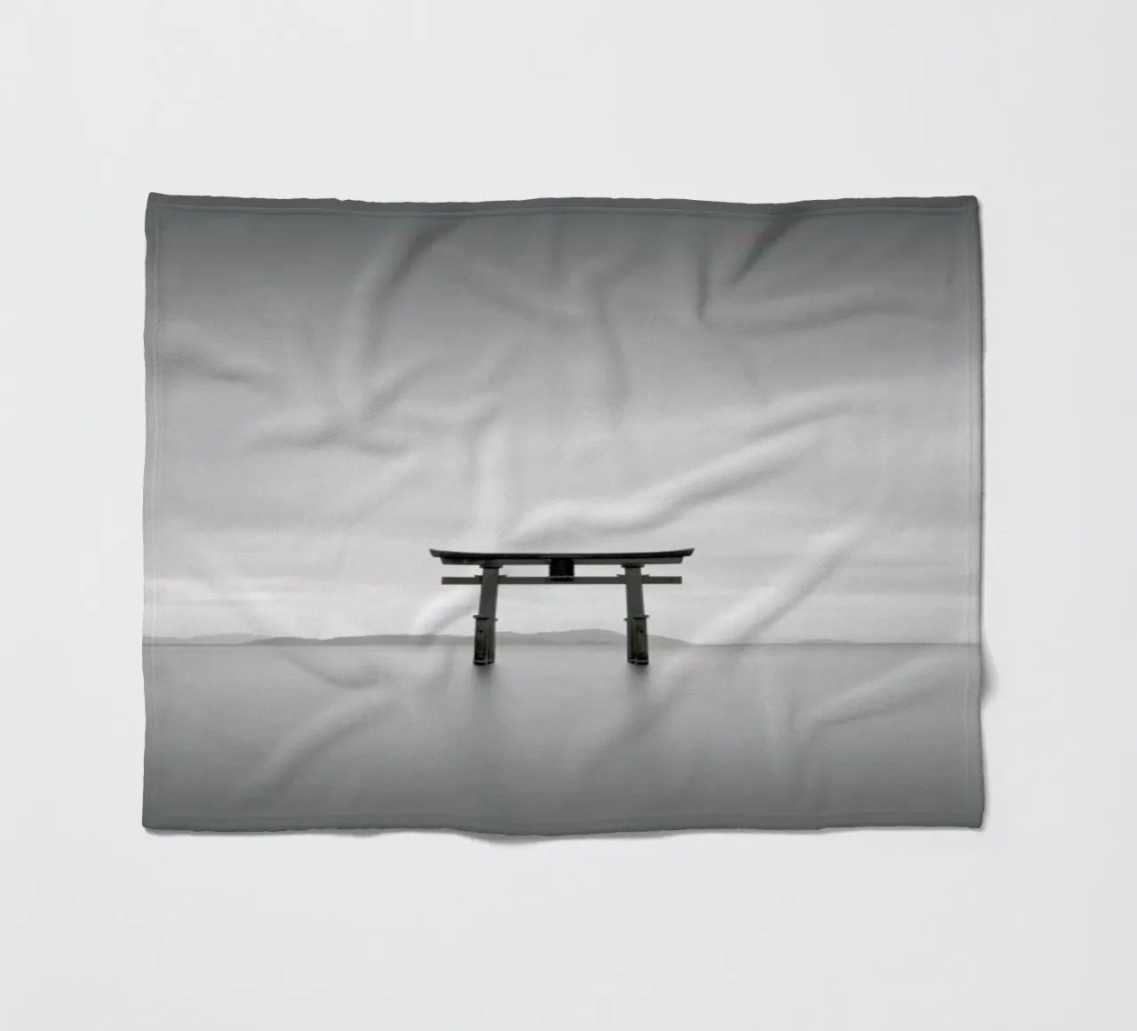 Torii Study 2 fleecedeken van Michael J. Reibert