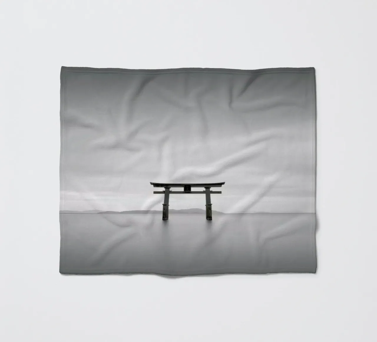 Torii Study 2 fleecedeken van Michael J. Reibert