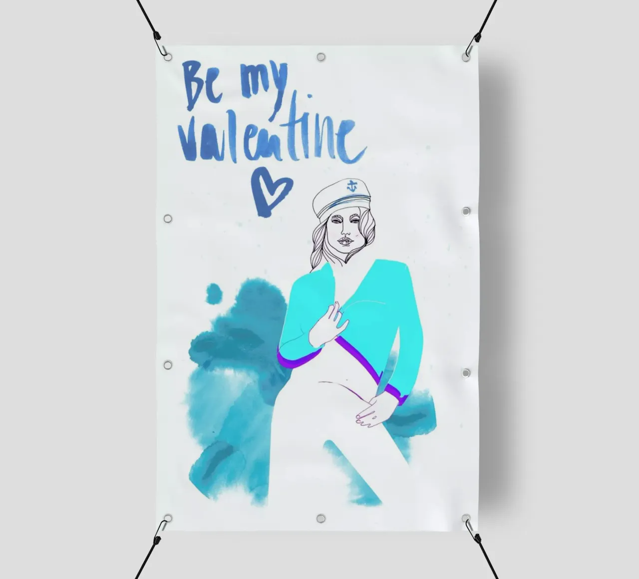 Be My Valentine 3 telo in pvc da Anja Denz