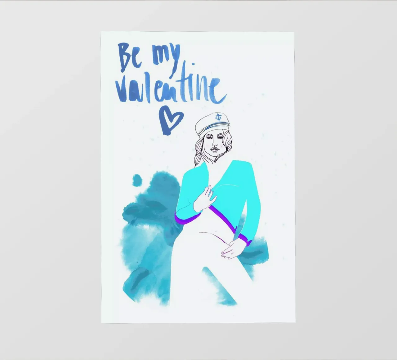 Be My Valentine 3 telo in pvc da Anja Denz