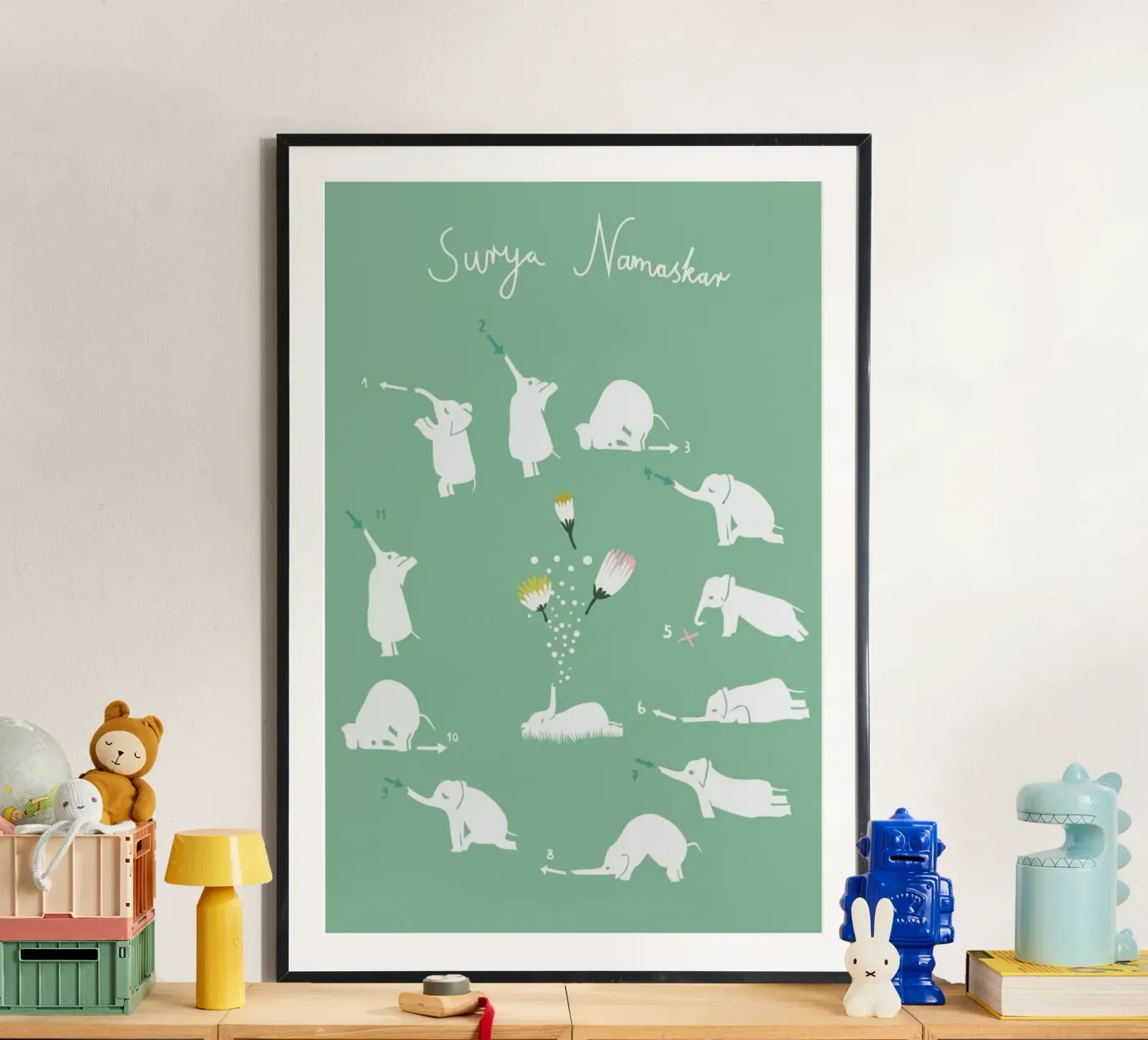 Sun Greeting poster van Monika Aichele