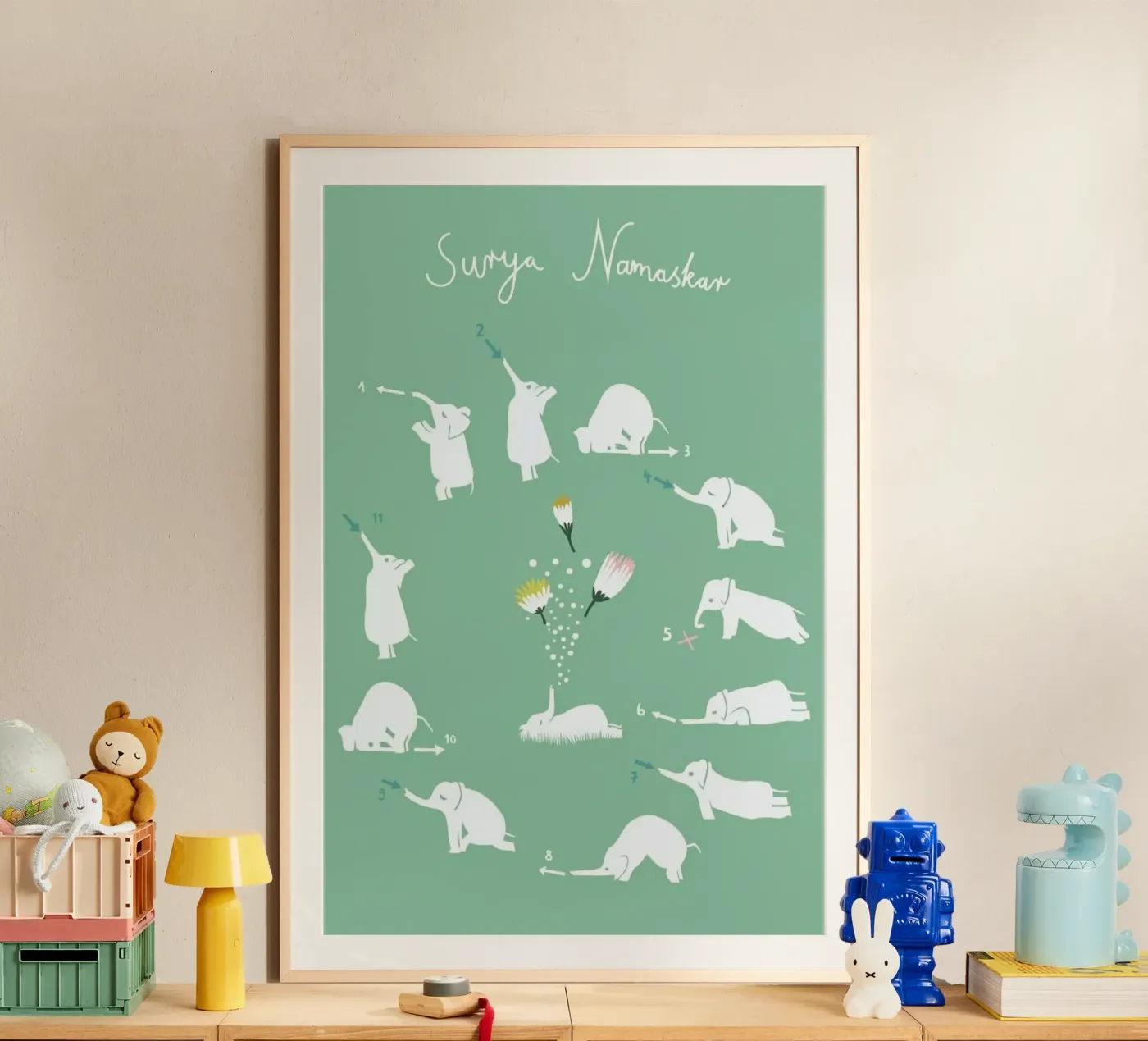 Sun Greeting poster van Monika Aichele