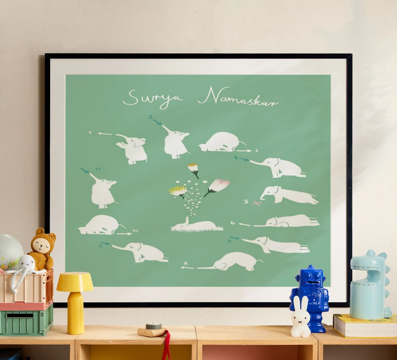Sun Greeting Poster von Monika Aichele