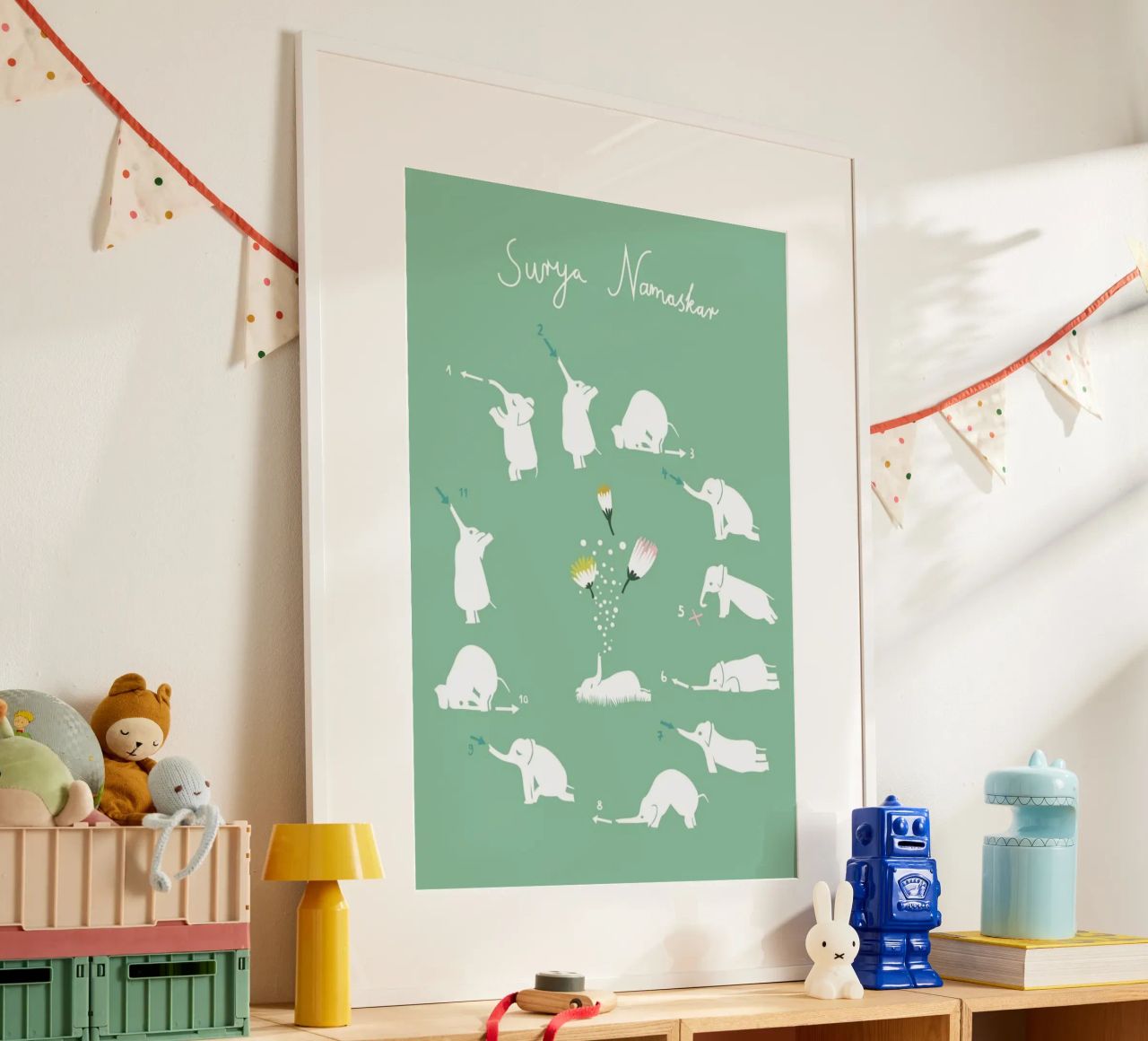 Sun Greeting Poster von Monika Aichele