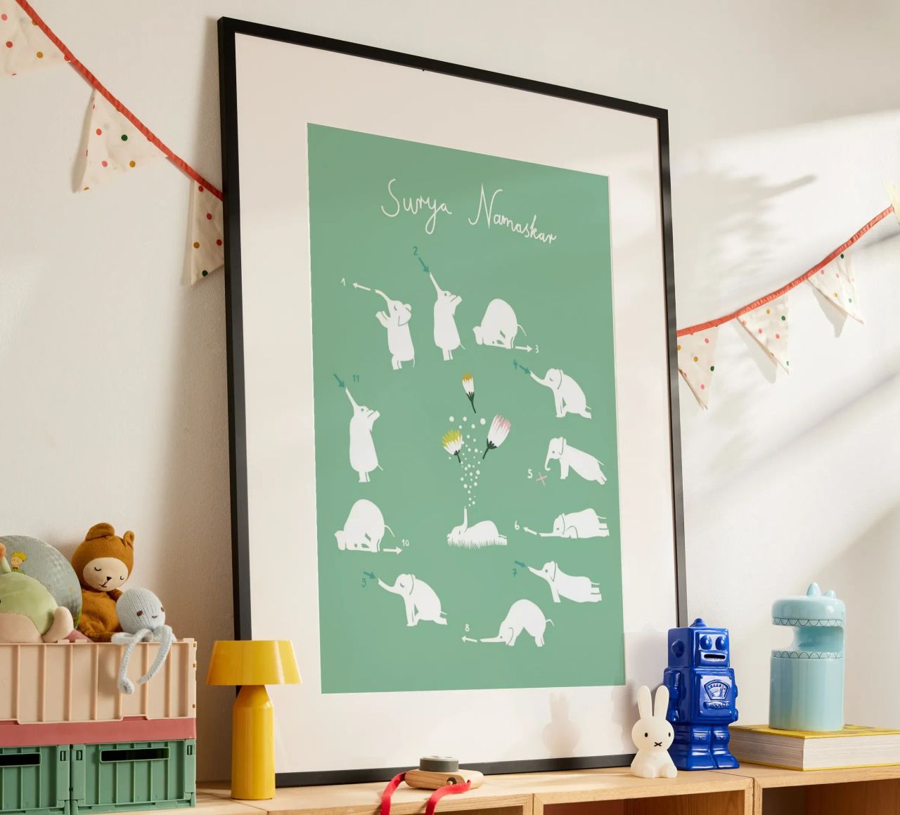 Sun Greeting Poster von Monika Aichele