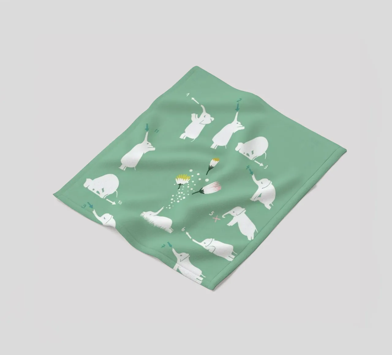 Sun Greeting coperta in pile da Monika Aichele