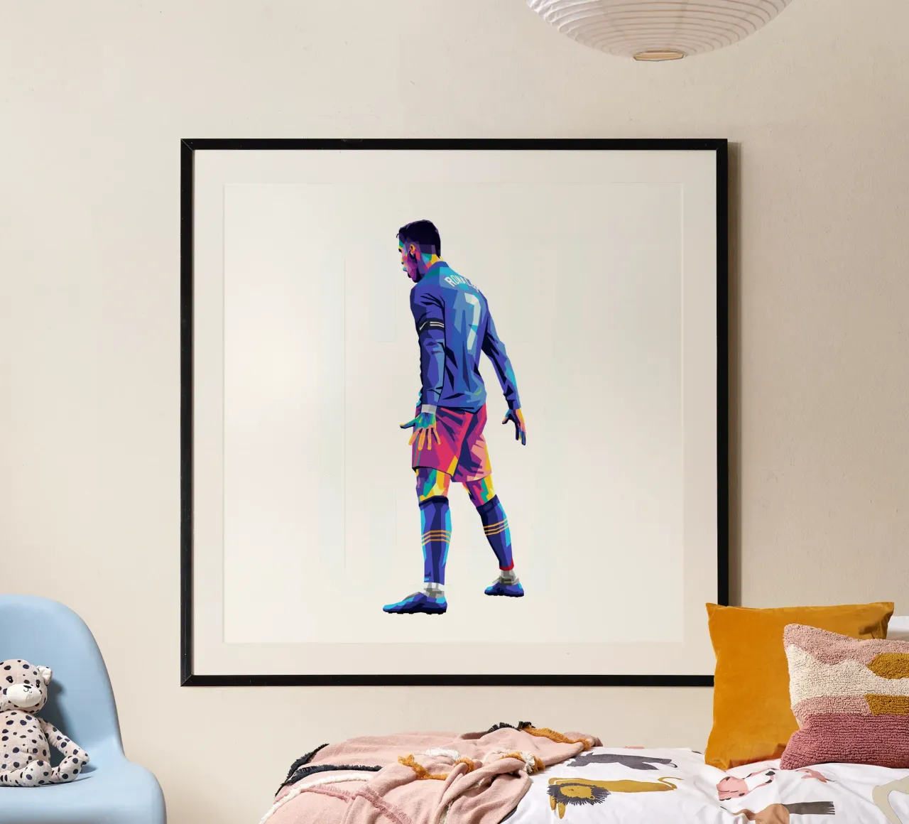 Ronaldo WPAP poster con telaio in plastica da WPAP MALANG