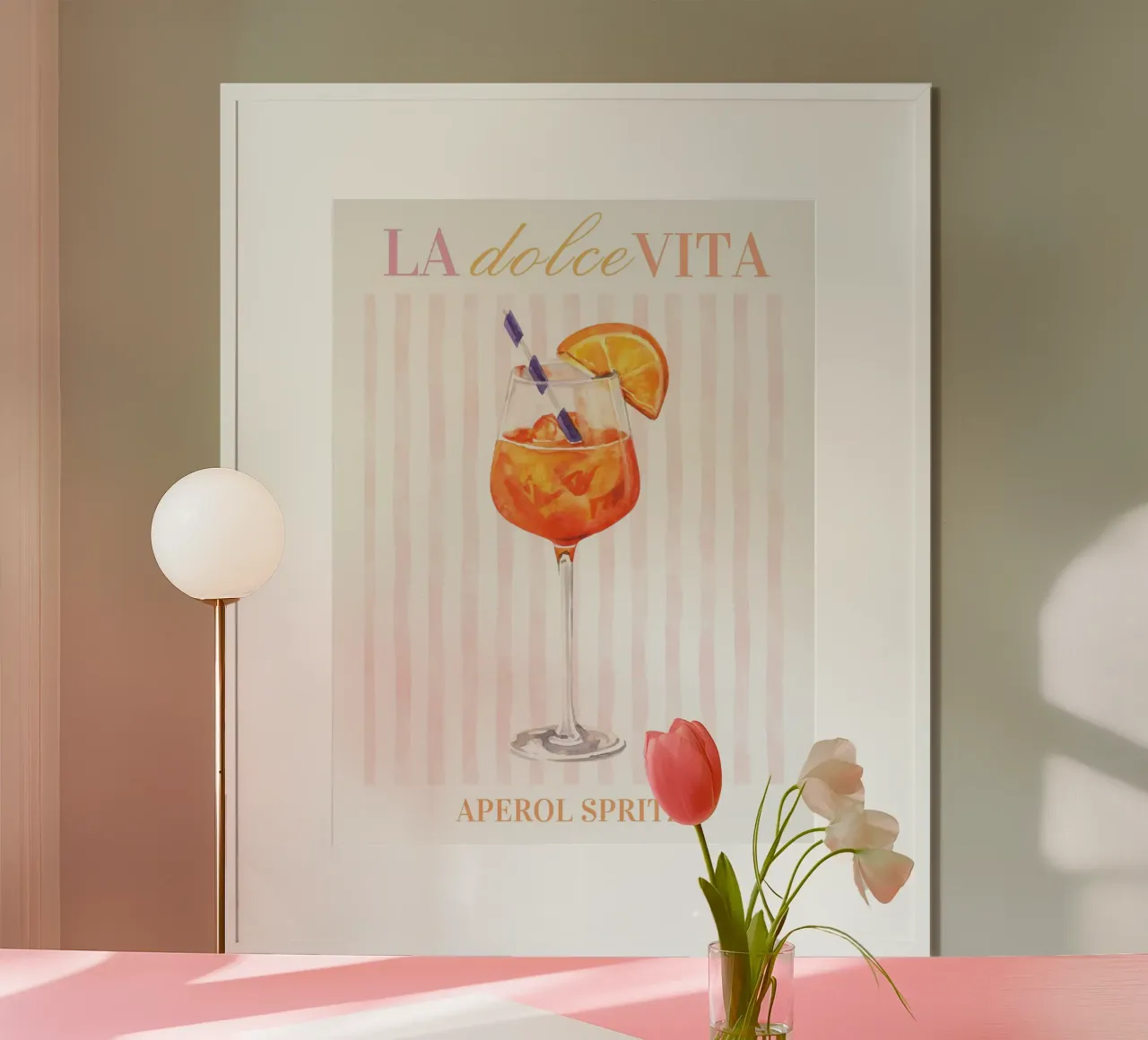 Poster per cocktail Aperol Spritz poster da TheCocktailClub