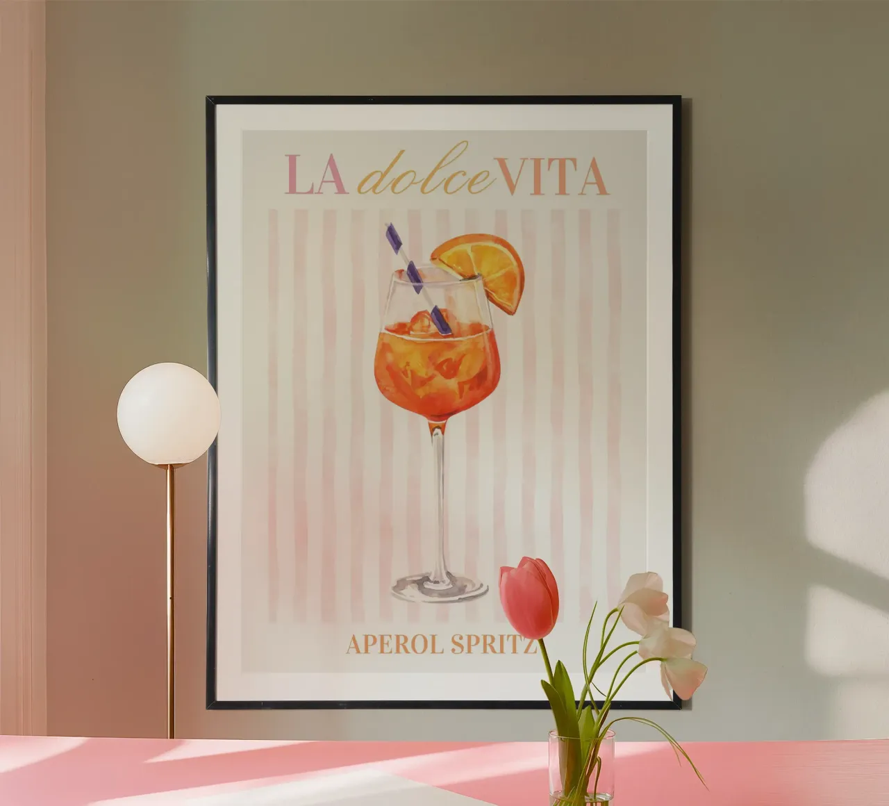 Poster per cocktail Aperol Spritz poster da TheCocktailClub