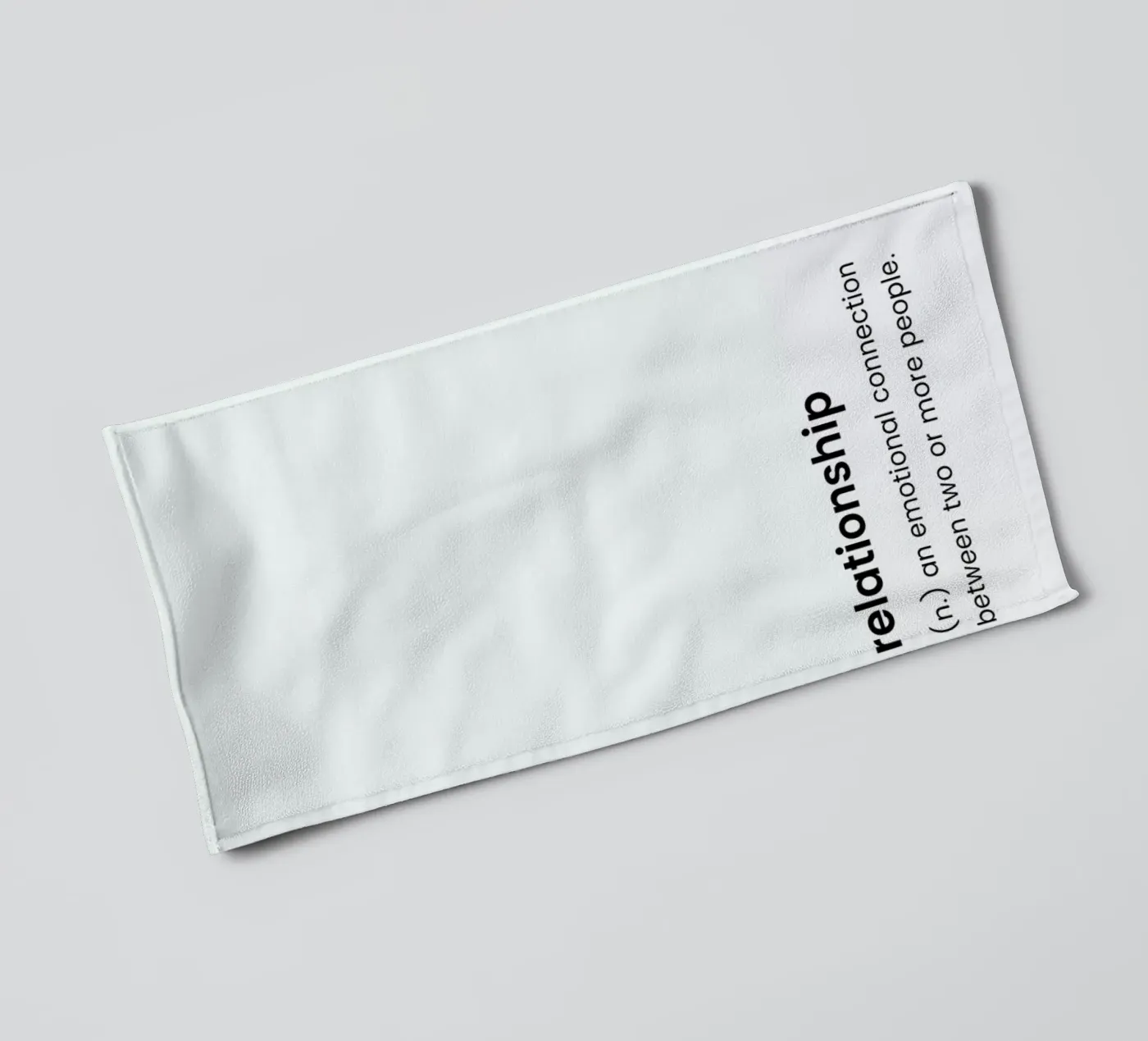 Relationship 2 towel by Studio One